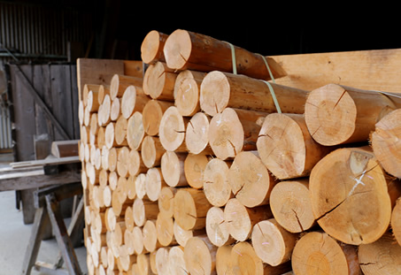 岡崎産木材の生産・供給・利用イメージ